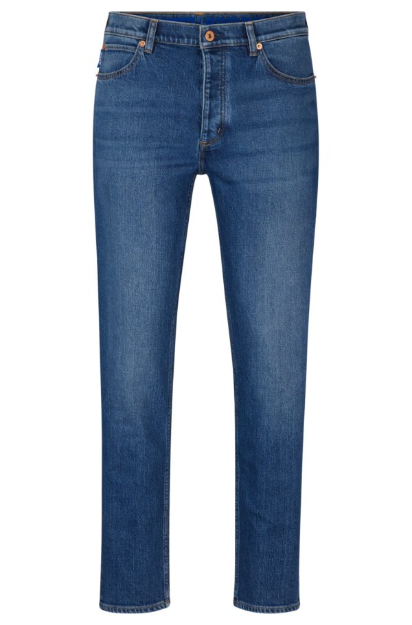 Hugo Boss Jean Tapered en denim stretch bleu