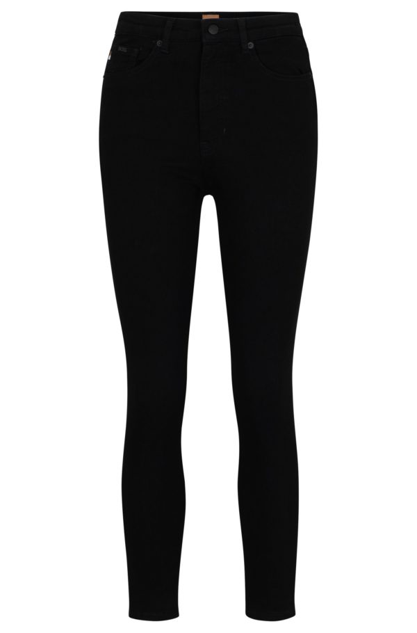 Hugo Boss Jean Slim en denim stretch noir intense