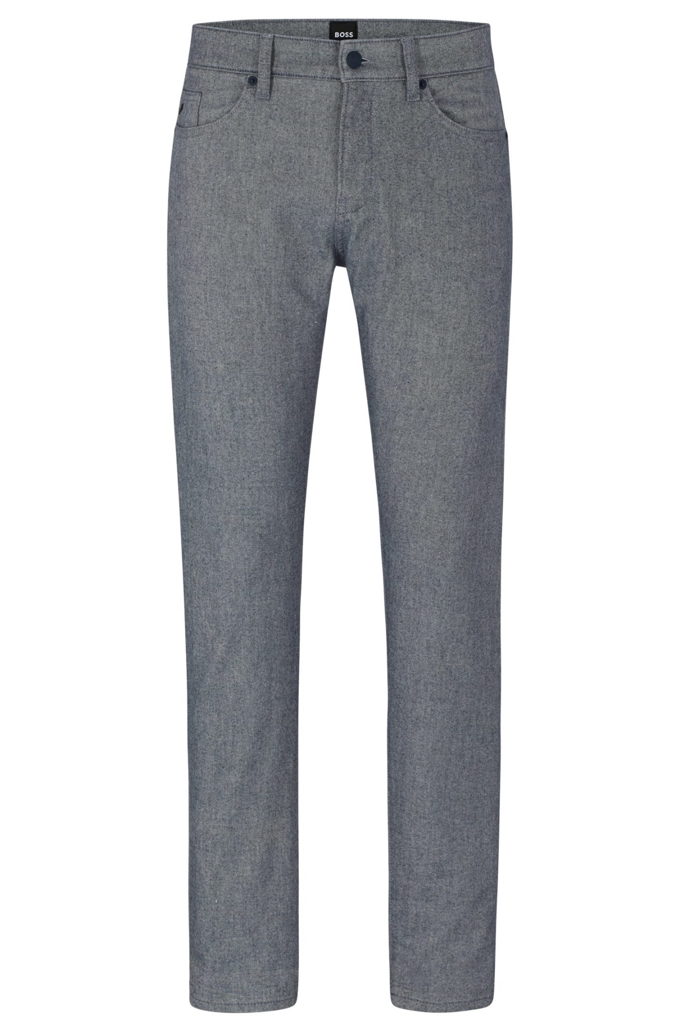 Hugo Boss Jeans Slim Fit en sergé brossé bicolore