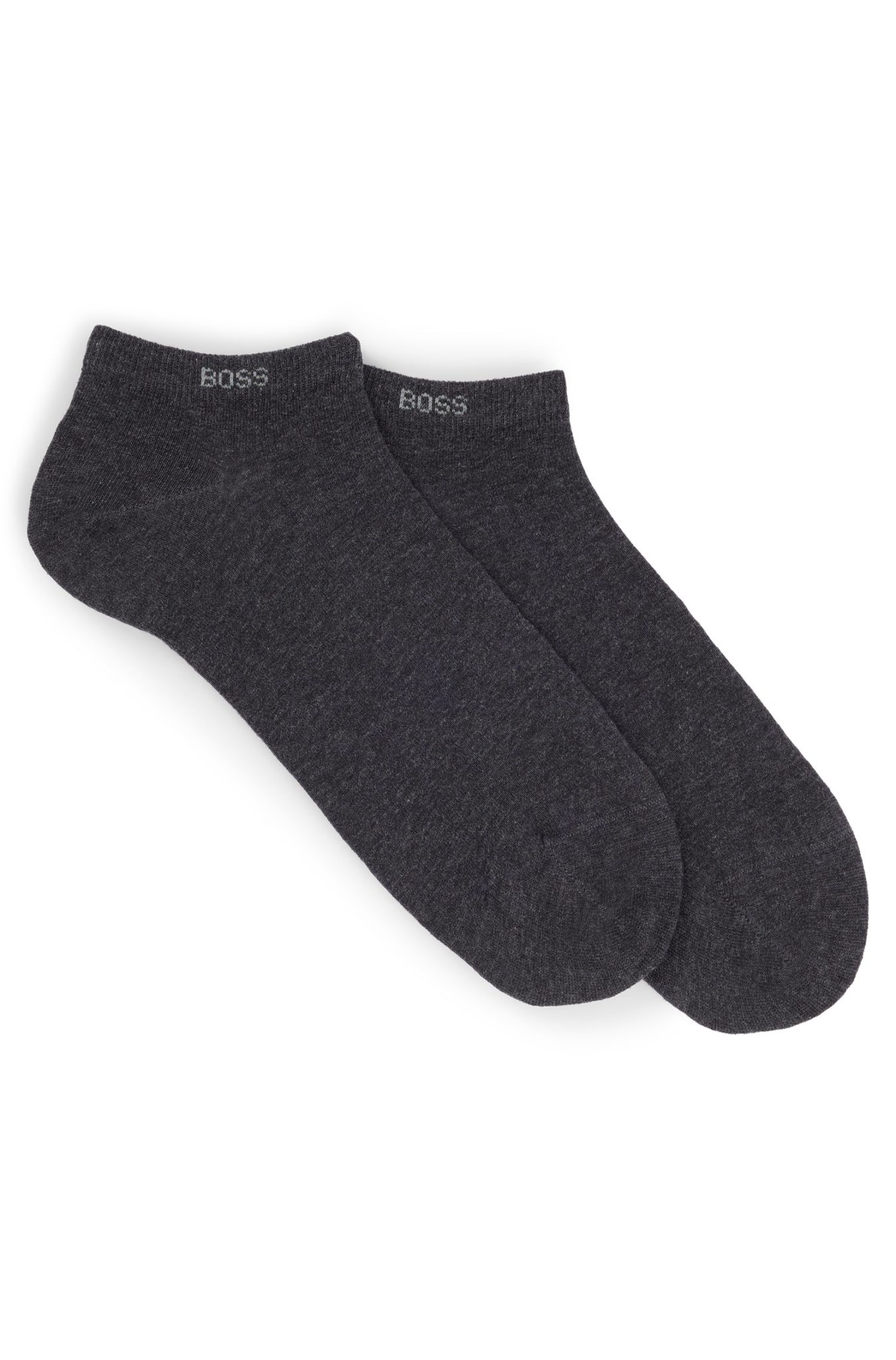 Hugo Boss Lot de deux paires de chaussettes basses en tissu stretch