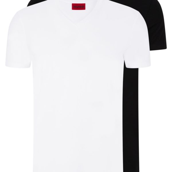 Lot de deux t-shirts Slim Fit en coton stretch – Hugo Boss