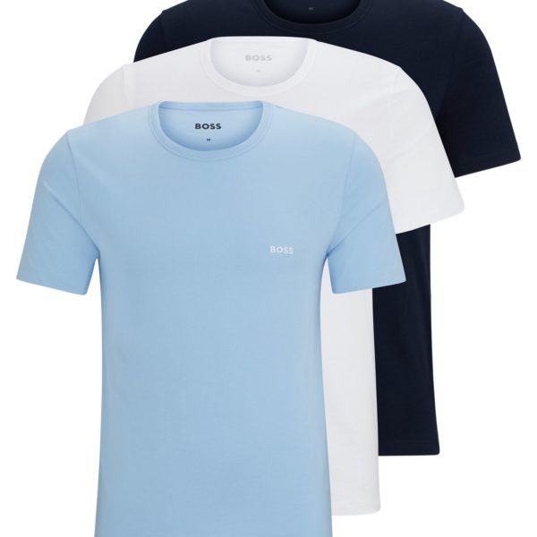 Lot de trois t-shirts en jersey de coton – Hugo Boss