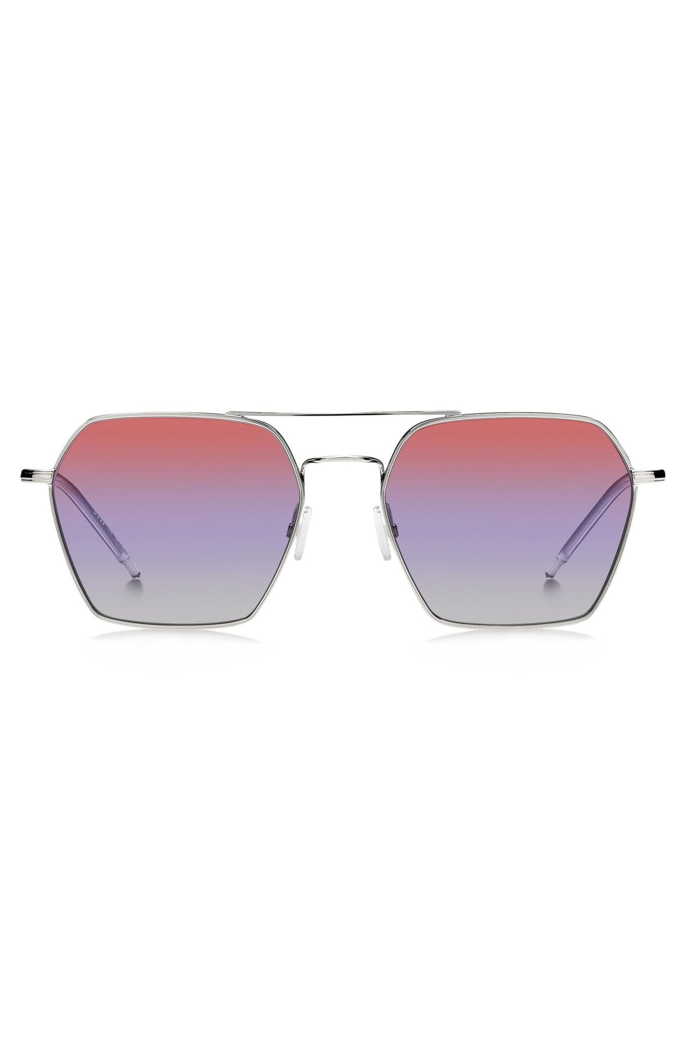 Hugo Boss Lunettes de soleil à double pont avec verres multicolores