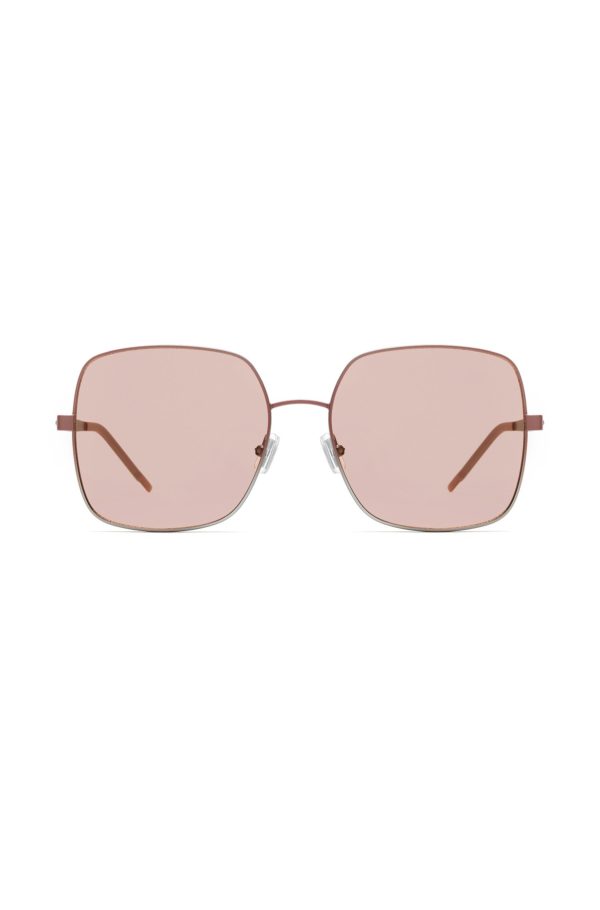 Hugo Boss Lunettes de soleil en acier teinté de manière chromatique