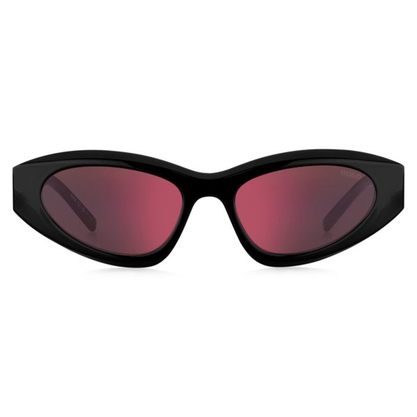 Lunettes de soleil noires avec chaîne à perles – Hugo Boss