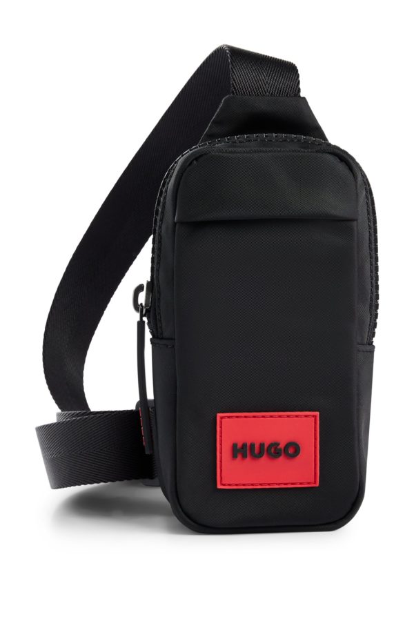Hugo Boss Mini sac à dos avec patch logo rouge