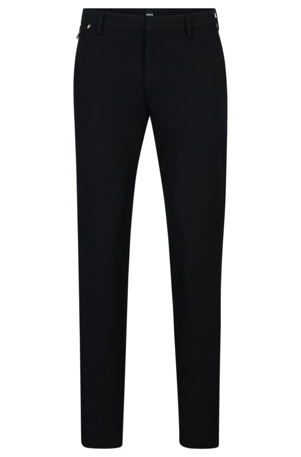 Hugo Boss Pantalon Slim en coton stretch mélangé