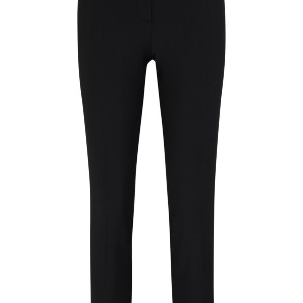 Hugo Boss Pantalon Regular à la coupe fuselée en laine vierge italienne