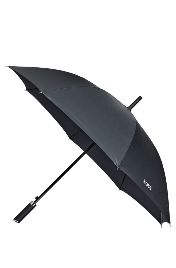 Hugo Boss Parapluie à motif quadrillage avec poignée à logo embossé