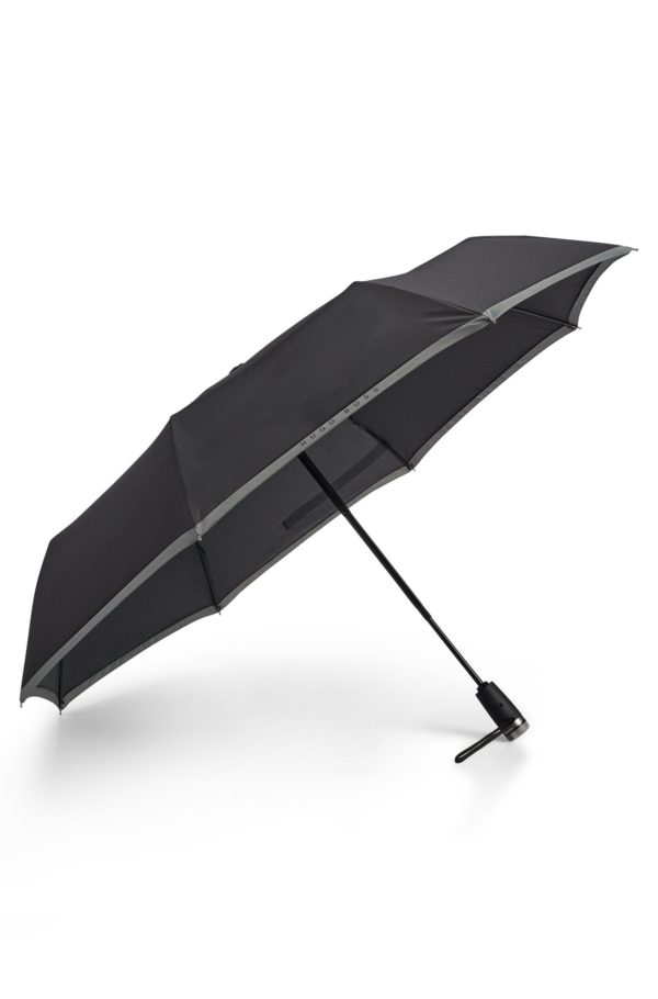 Hugo Boss Parapluie de poche avec bords gris
