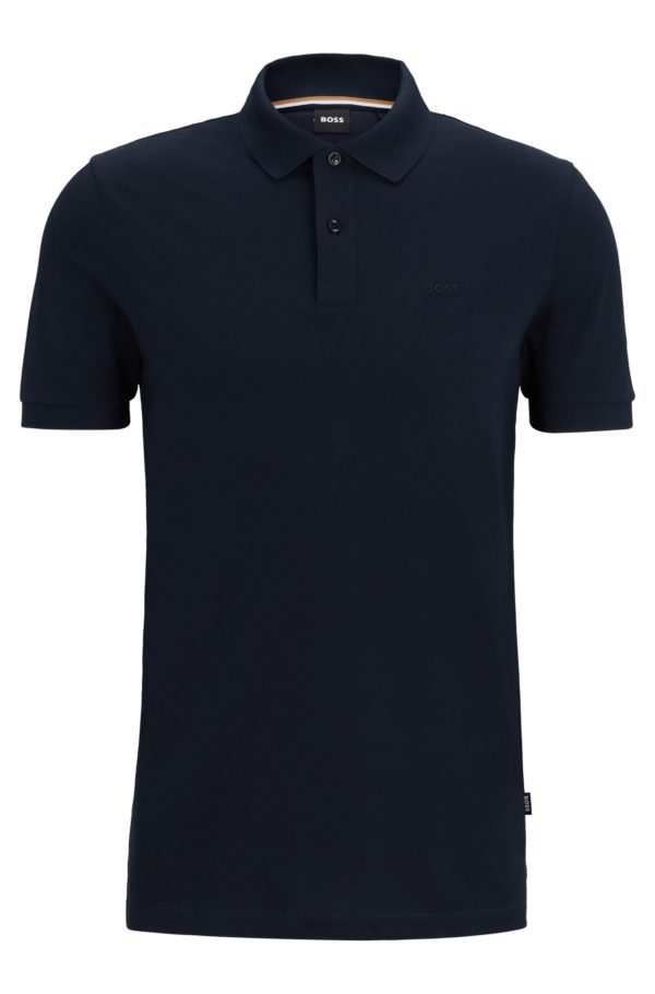 Hugo Boss Polo Pallas en piqué de coton avec détails logotés
