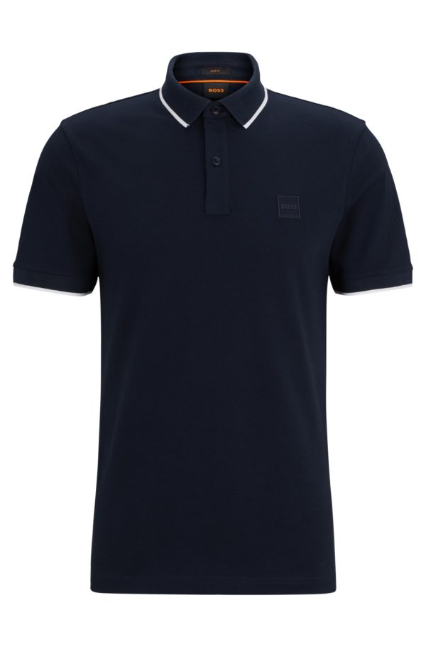 Hugo Boss Polo Slim en piqué de coton stretch