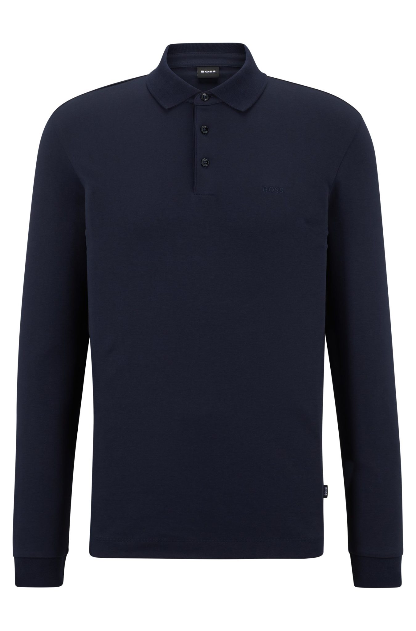 Hugo Boss Polo en coton interlock avec logo brodé