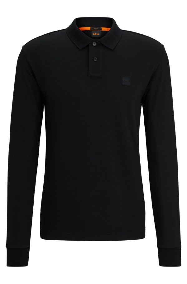 Hugo Boss Polo Slim en coton stretch à patch logoté