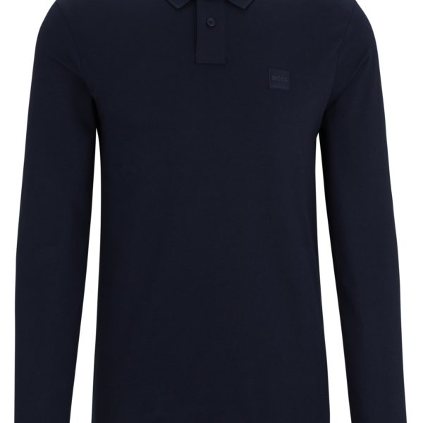 Hugo Boss Polo Slim en coton stretch à patch logoté