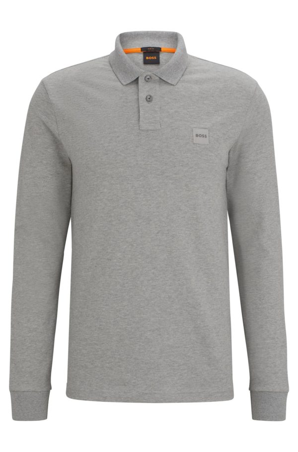 Hugo Boss Polo Slim en coton stretch à patch logoté