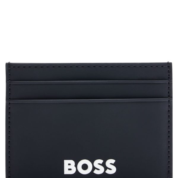 Porte-cartes en similicuir avec logo contrastant – Hugo Boss
