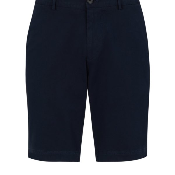 Hugo Boss Short Slim en gabardine de coton stretch
