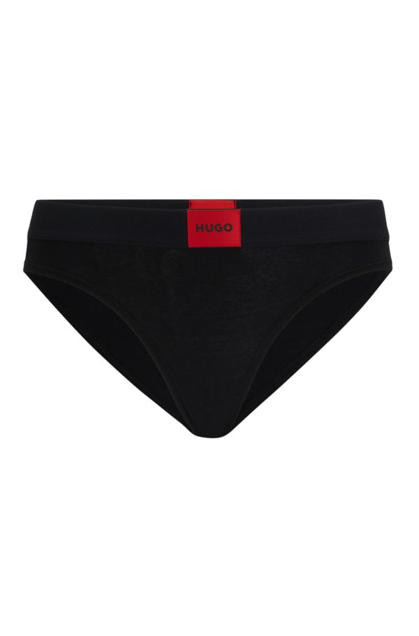 Hugo Boss Slip Regular Rise en coton stretch avec étiquette logotée