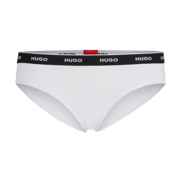 Hugo Boss Slip en coton stretch avec taille logotée