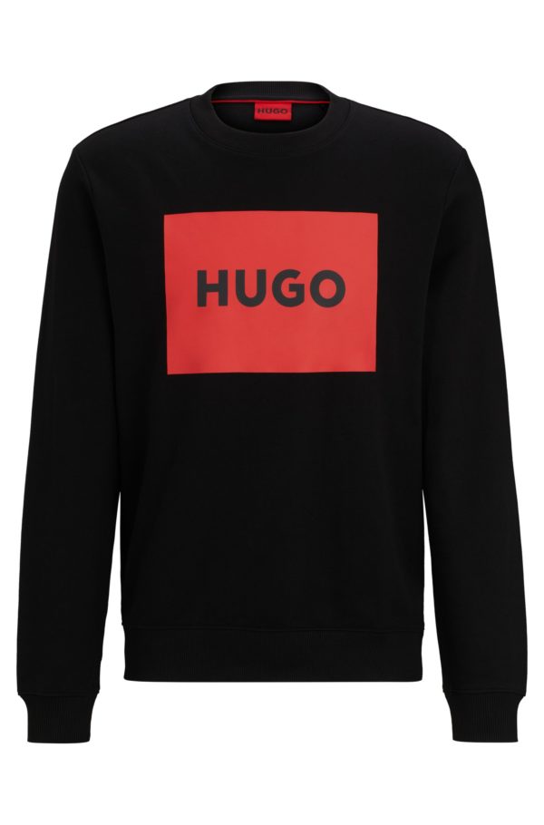 Hugo Boss Sweat en molleton de coton avec logo