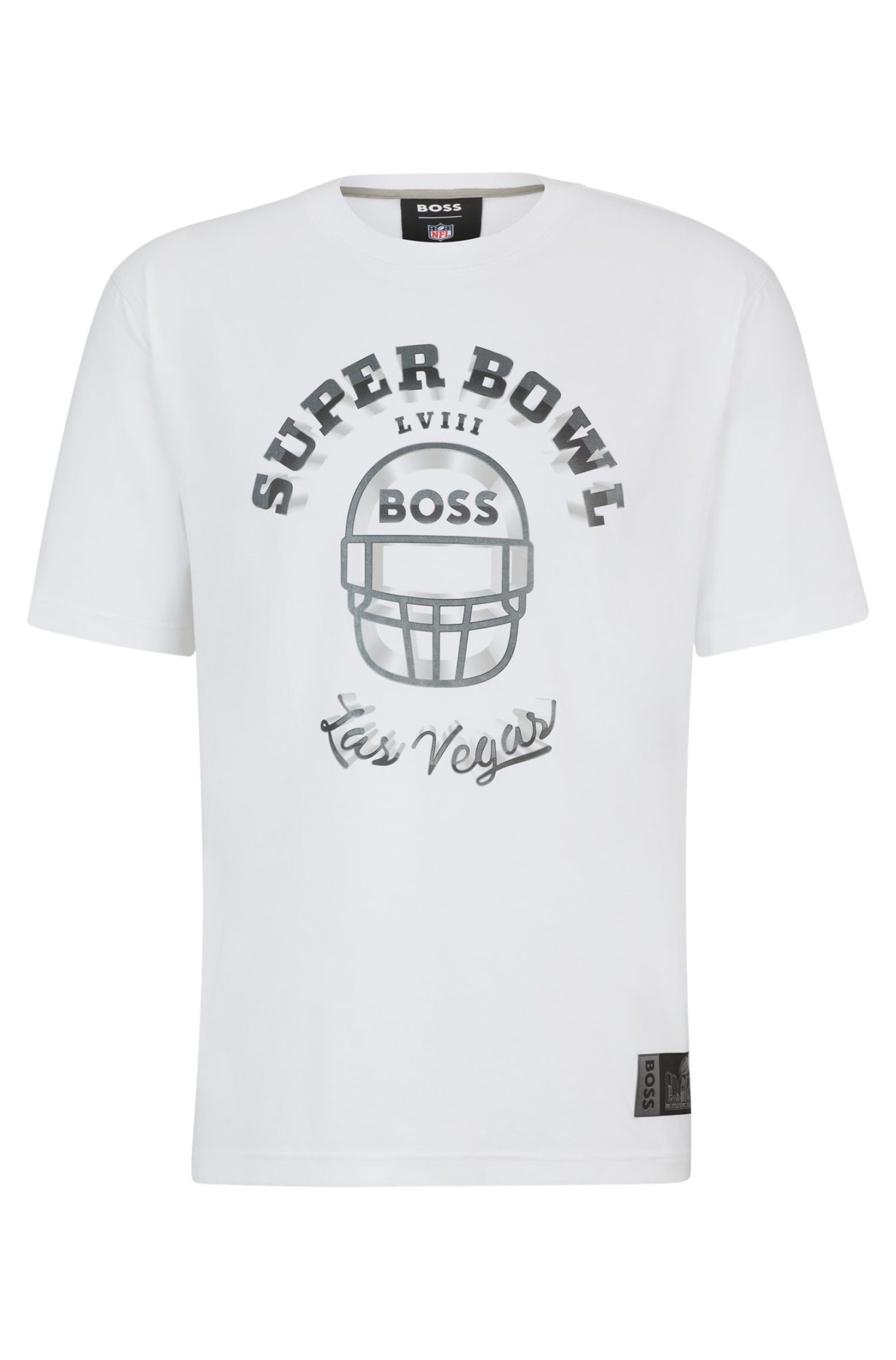 Hugo Boss T-shirt BOSS x NFL en coton stretch avec imprimé artistique