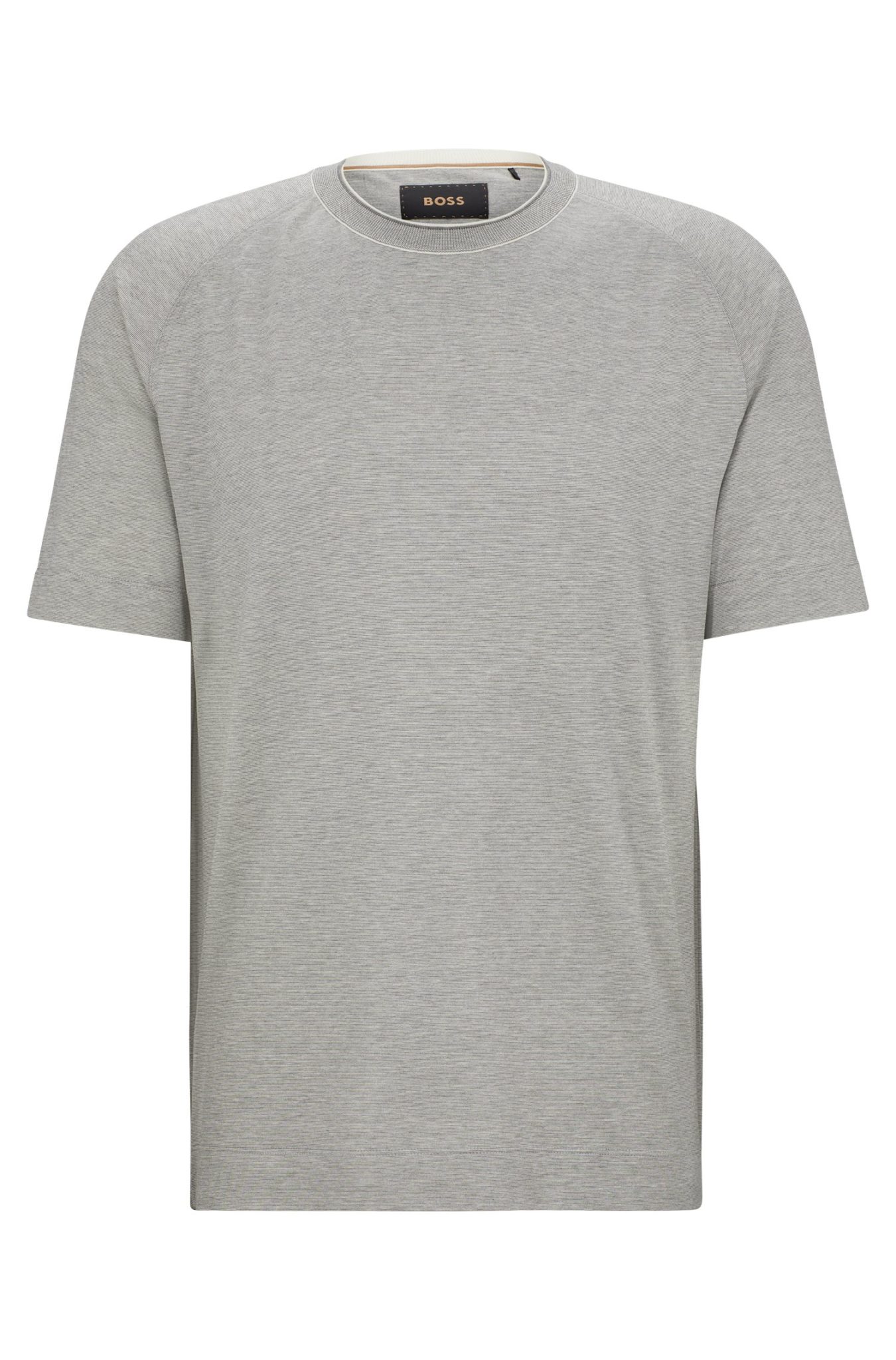 Hugo Boss T-shirt Regular Fit en coton et soie