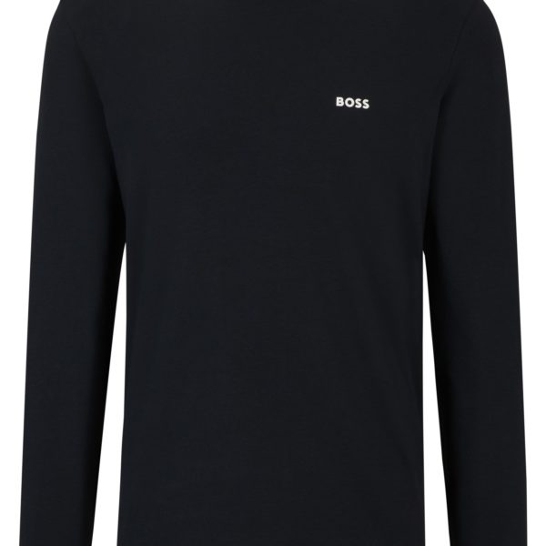 T-shirt Regular Fit en coton stretch avec logo contrastant – Hugo Boss