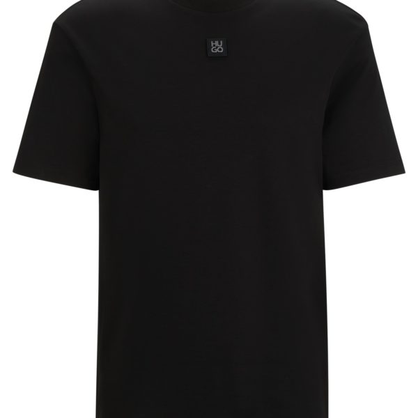 T-shirt Regular en coton interlock à logo revisité – Hugo Boss