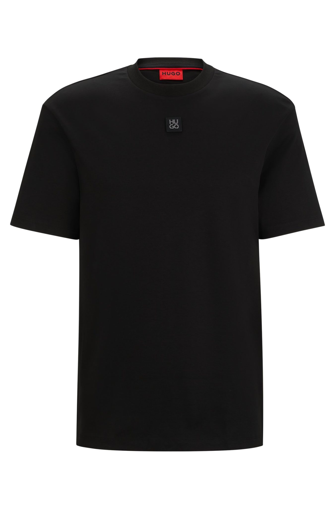 Hugo Boss T-shirt Regular en coton interlock à logo revisité