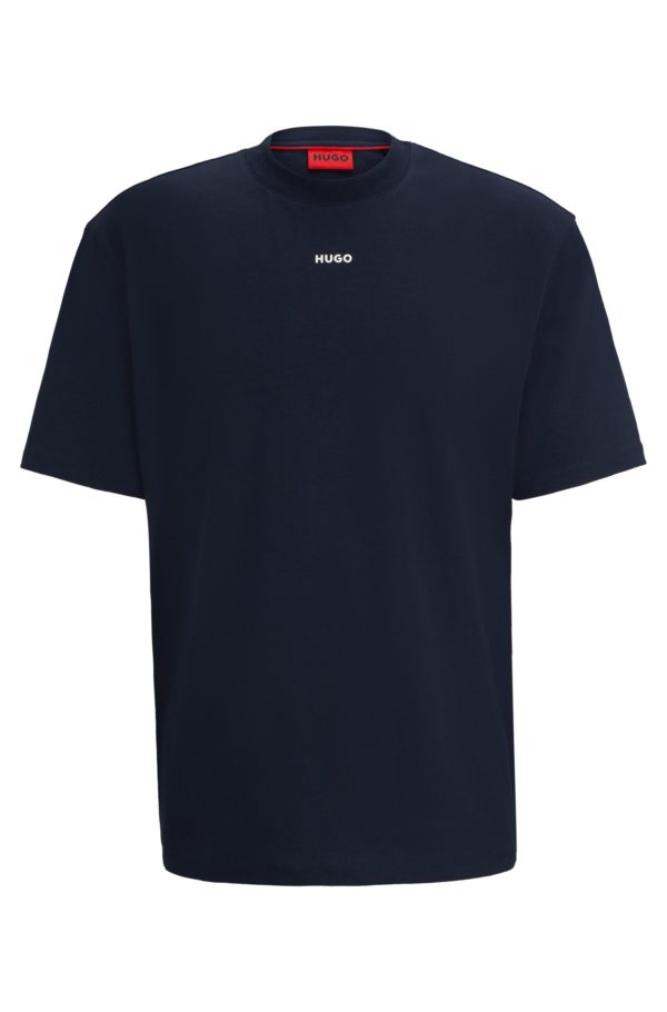 Hugo Boss T-shirt décontracté en coton à logo imprimé