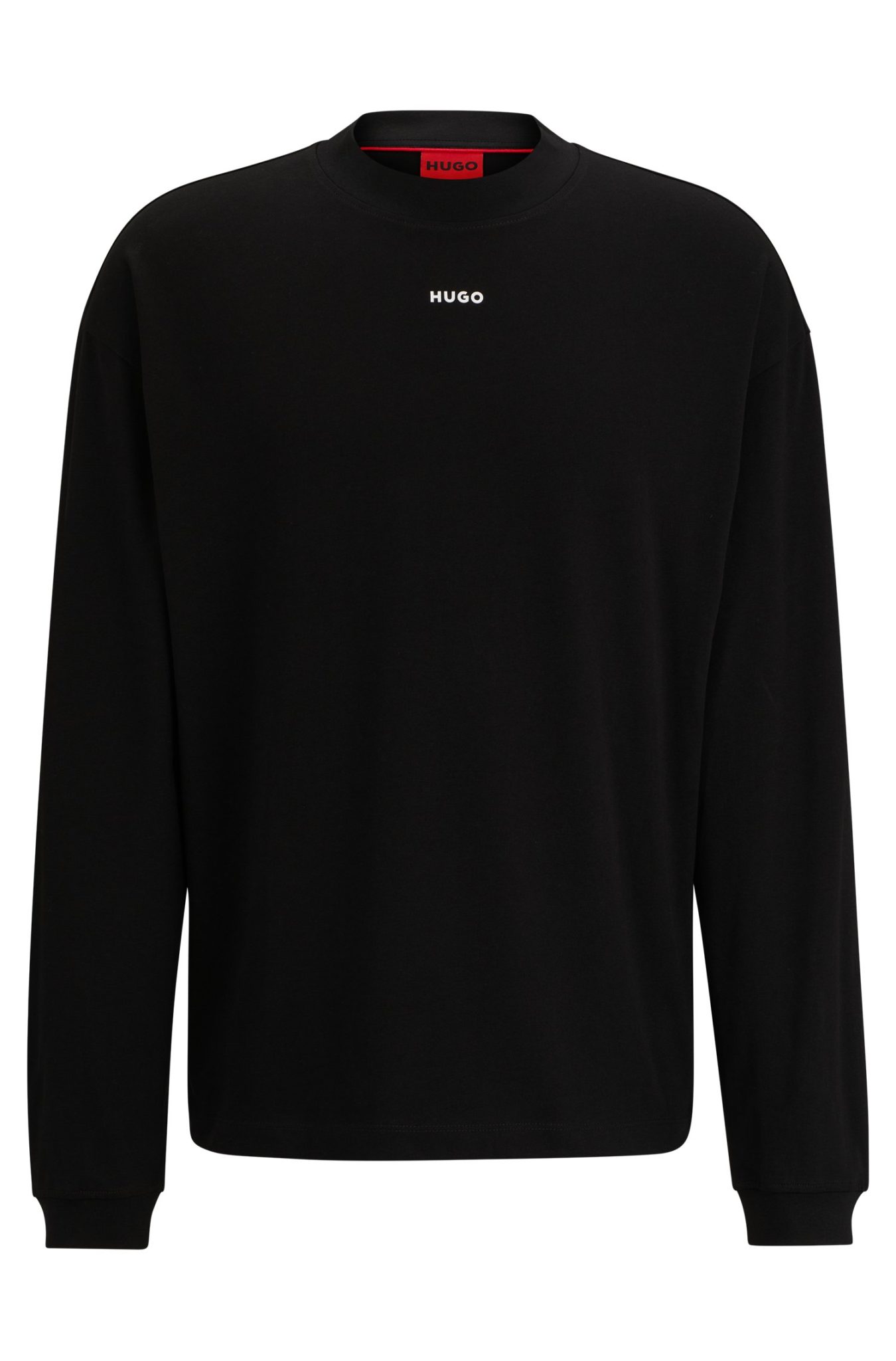 Hugo Boss T-shirt Relaxed en jersey de coton à logo imprimé