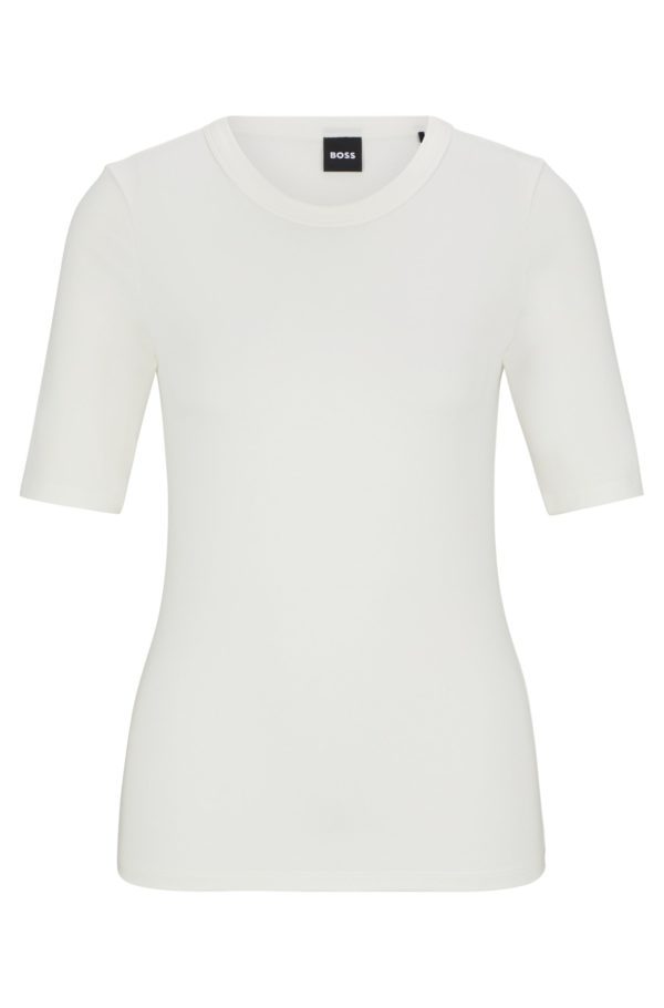 Hugo Boss T-shirt Slim Fit en modal stretch mélangé