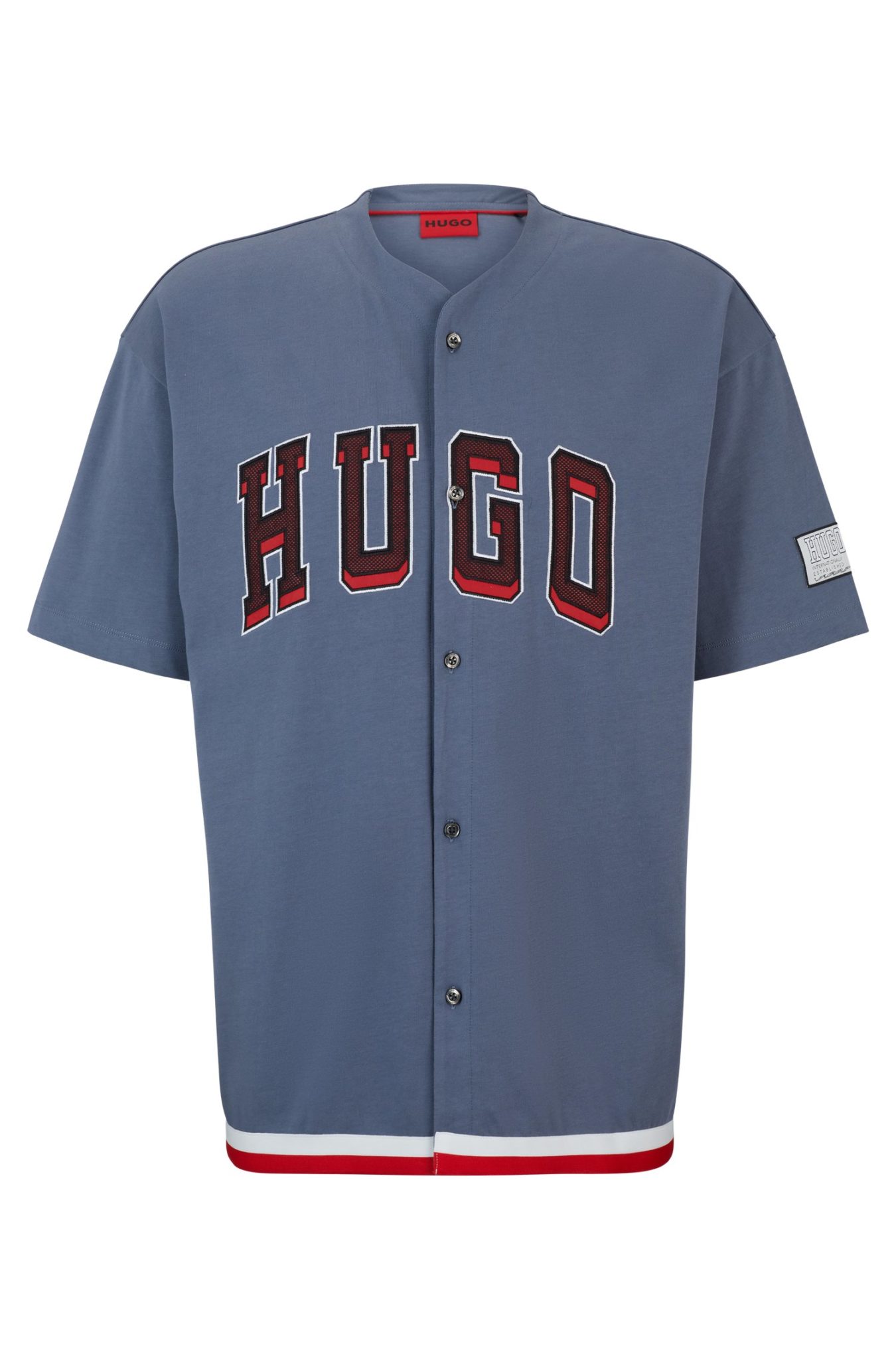 Hugo Boss T-shirt de basket Oversized Fit style universitaire avec logo