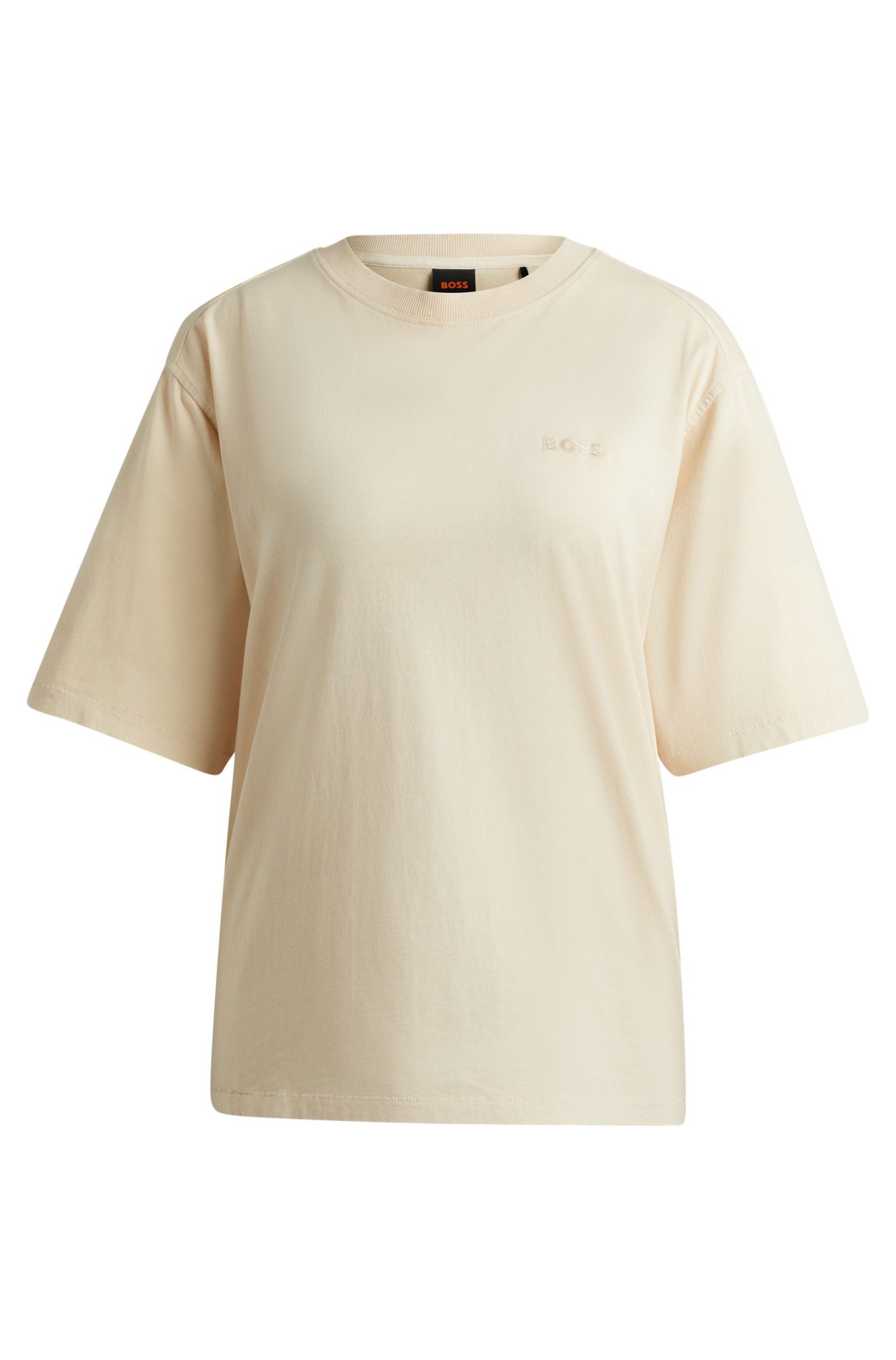 Hugo Boss T-shirt en coton à logo brodé
