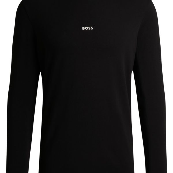 T-shirt Regular en coton stretch avec logo contrastant – Hugo Boss