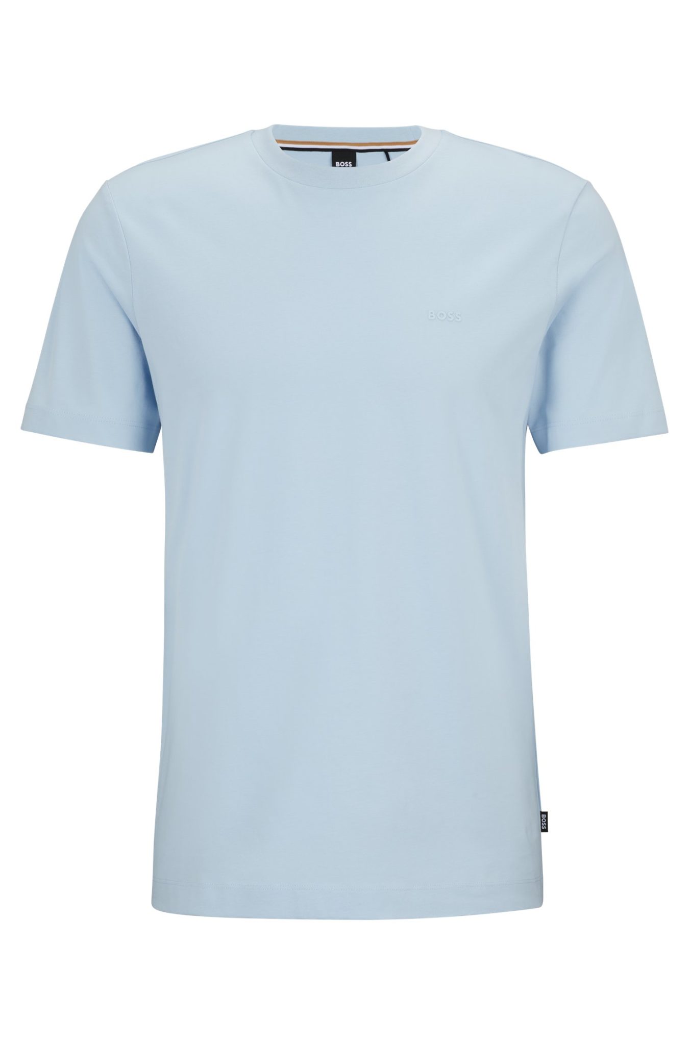 Hugo Boss T-shirt en jersey de coton avec logo imprimé en gomme