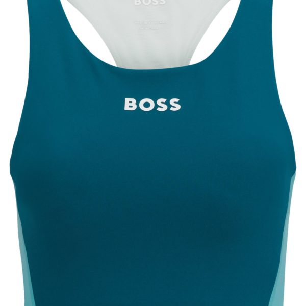 Top color block à dos nageur et logos – Hugo Boss