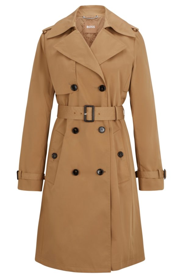 Hugo Boss Trench croisé avec ceinture à boucle