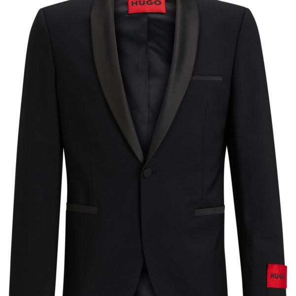Hugo Boss Veste de smoking Extra Slim en laine mélangée
