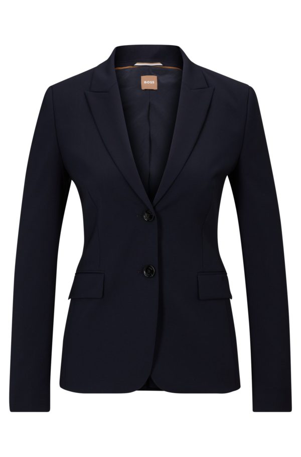 Hugo Boss Veste Regular en laine vierge
