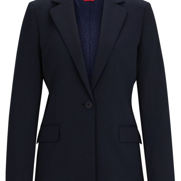 Hugo Boss Veste Regular à revers crantés