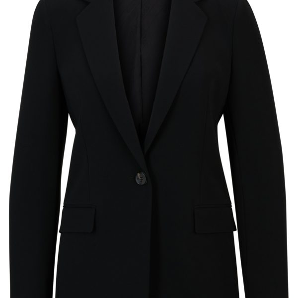 Hugo Boss Veste Regular en crêpe infroissable