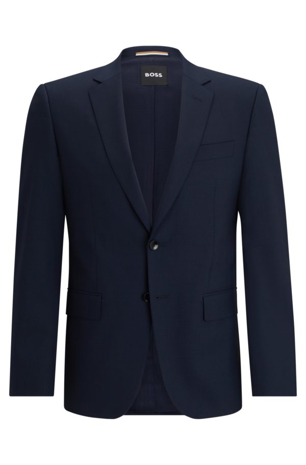 Hugo Boss Veste de costume Slim en laine vierge stretch
