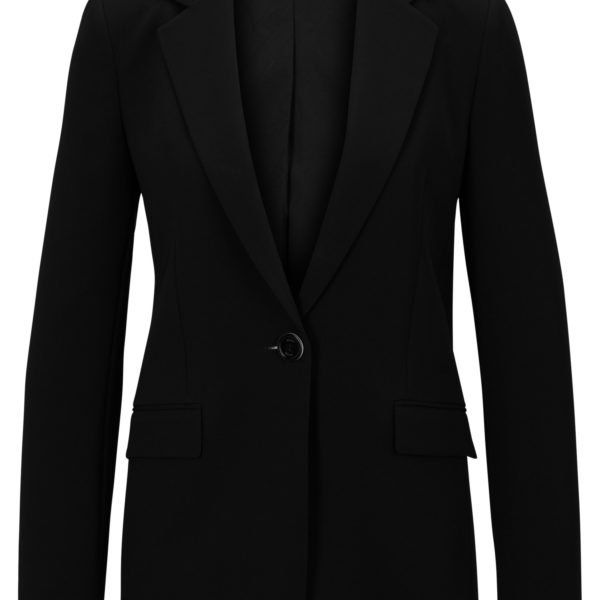 Veste droite Regular Fit en crêpe japonais – Hugo Boss