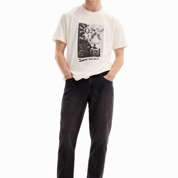 Jean carotte double ceinture Desigual