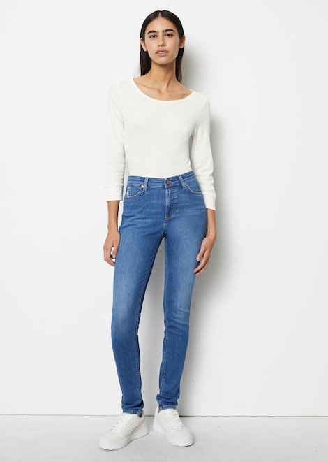 Jeans modèle KAJ Skinny taille haute - Marc O'Polo
