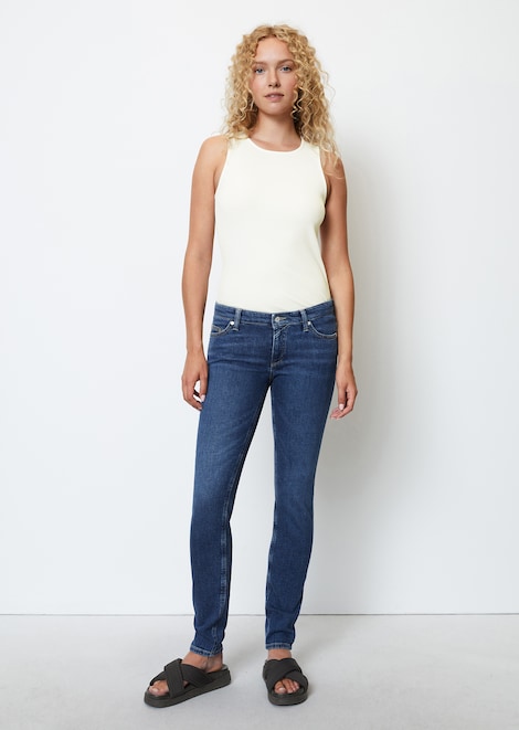 Jeans modèle SIV skinny taille basse - Marc O'Polo