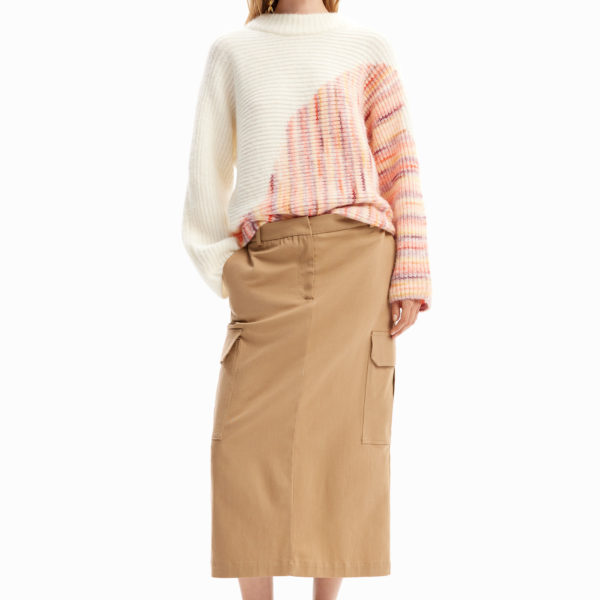 Jupe midi cargo Desigual
