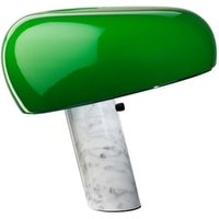 Lampe de table Snoopy marbre blanc/métal vert - Flos